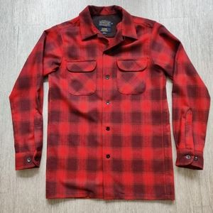 Pendleton Board Shirt, Red/Black, XS